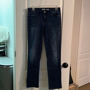 Calvin Klein Mid Rise Straight Leg Denim Jeans Size 8